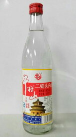 牛欄山　二鍋頭白酒（アルコードシュ）瓶　500ml X 12本（1ケース売り）56度、中国名酒・白酒　♪