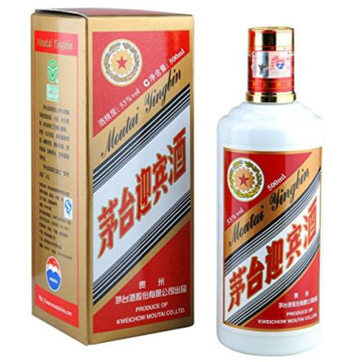 楽天市場】貴州茅台迎賓酒（マオタイゲイヒンシュ）500ml 53度（1本 