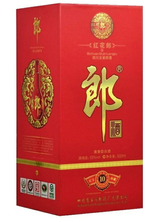 楽天市場】【送料無料】中国白酒【醤香型白酒】 紅花郎酒（べにはな 