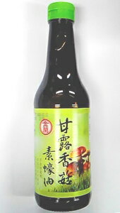 横浜中華街 金蘭 甘露香茹(しいたけ味オイスターソース)500ML、全素食・精進料理・ベジタリアン使用可・台湾産・【甘露油膏】中華食材調味料・中国名物♪