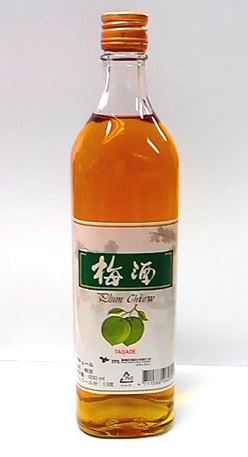 お湯割りなど様々な飲み方が楽しめます♪ 台湾産 梅酒 ウメシュ（果実酒）13度 600ML １本 （品番：100-39180-7-68）