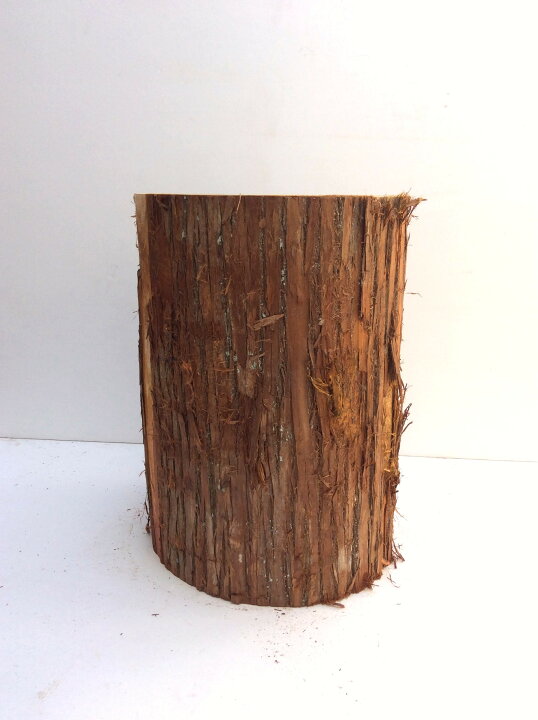 楽天市場】切り株 杉 丸太 スツール 飾り台 椅子 折り台 皮付き ベンチ  
