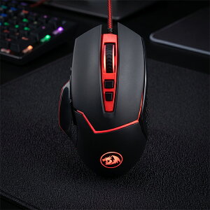 �yREDRAGON�zM907 �Q�[�~���O�}�E�X �L�� RGB LED�o�b�N���C�g���� �����x�Z���T�[ 8�{�^�� DPI�����\ �G���S�m�~�N�X�݌v PC�Ή�