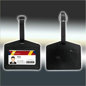 Find My Luggage Tag BK BL016H-BK y^l[^O^Cvz