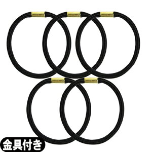 [({X) |Xg zeAjeBwA[SȂ/oNiƖp wAS ubN t (Hair Gum Black) (45x5mm) x 5Zbg - zeEG