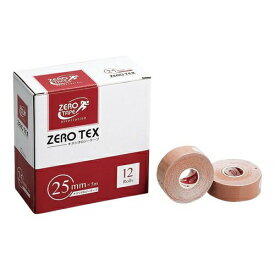 ｢テーピングテープ｣ユニコ ゼロテープ ゼロテックス キネシオロジーテープ(UNICO ZERO TEX KINESIOLOGY TAPE) 25mmx5mx12巻入り