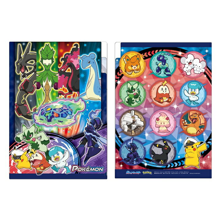 楽天市場】【公式】ポケットモンスター 3ポケット クリアファイル 