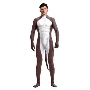 ロバ 全身タイツ 大人用 動物仮装 尻尾付き 連体タイツ コスプレ衣装 面白い仮装 弾力と伸縮性あり コスチューム ハロウイン仮装 ハロウインコス