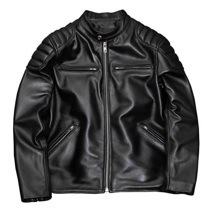 楽天市場】メンズ レザージャケット 黒い ライダースジャケット 本革 