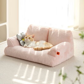 ペットソファ 猫ソファ 犬ソファ ペットクッション 猫 犬ベッド ペットベッド カバー洗える 寝心地良い ふわふわ 冬　7.5Kg以下