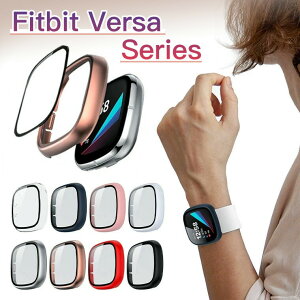 Fitbit Versa4 �P�[�X Sense2 �J�o�[ �ی�P�[�X ��ʕی� �K���X�t�B���� Versa3 Sense 2 Versa �t�B�b�g�r�b�g �ی�J�o�[