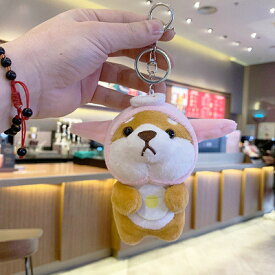 かわいい 柴犬 キーホルダー ぬいぐるみ キーリング 10cm 手のひらサイズ おもちゃ キーホルダー 人形 萌えグッズ 日本犬ぬいぐるみ 誕生日プレゼント