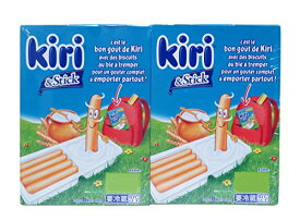 Kiri＆Stick キリクリームチーズディップとクラッカーの詰め合わせ （1箱35g×8パック入り）×2箱 要冷蔵