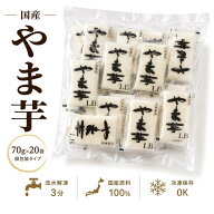 とろろ 冷凍 国産 やま芋 70g×20袋 山芋 小分け 個包装 長芋 大和芋 とろろご飯 山かけ そば 業務用