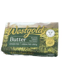 ウエストゴールド ニュージーランド産 冷蔵 グラスフェッドバター ポンド バター 無塩 250g ×2個