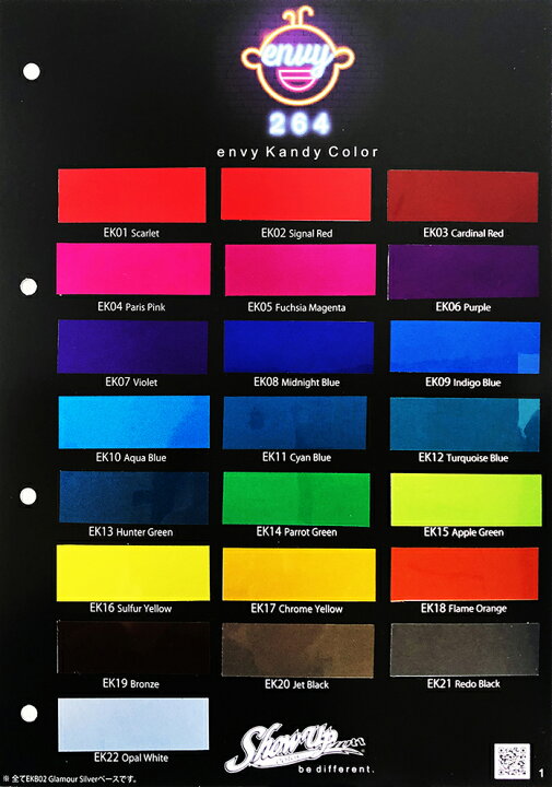 楽天市場】e n v y K a n d y C o l o r カラーシート 塗料 ペイント 