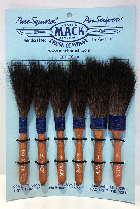 楽天市場】マックブラシ10シリーズ MACK BRUSH SERIES ブラシ 筆 ピン 
