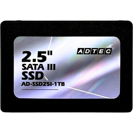アドテック SSD 1TB 3D TLC 2.5インチ SATA 3年保証 AD-SSD25I-1TB