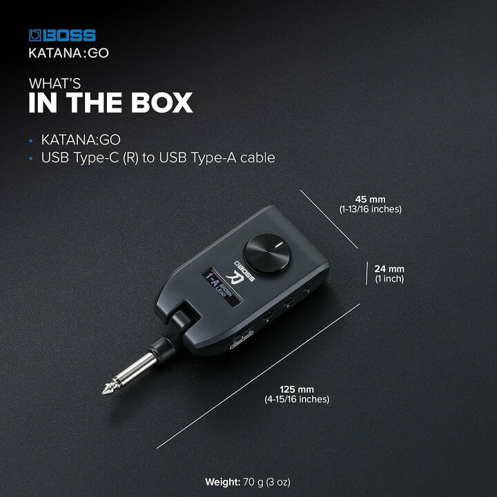 楽天市場】BOSS/KATANA:GO Personal Headphone Guitar Amplifier KTN  