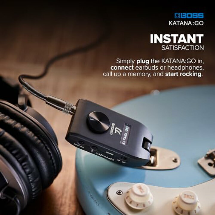 楽天市場】BOSS/KATANA:GO Personal Headphone Guitar Amplifier KTN  
