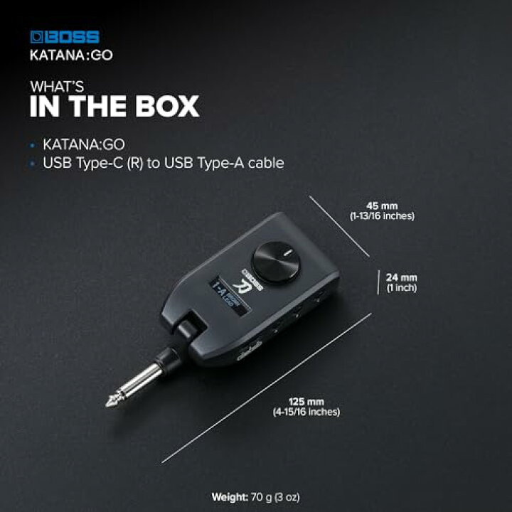 楽天市場】BOSS/KATANA:GO Personal Headphone Guitar Amplifier KTN  