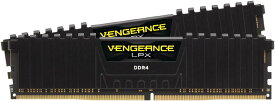 在庫有り 即納 CMK16GX4M2A2666C16 CORSAIR VENGEANCE LPX DDR4-2666 16GB (8GB×2) CL16 Intel XMP 2.0対応 ブラック