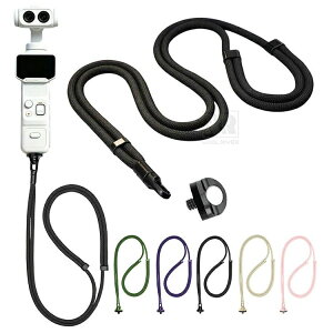 Insta360 Luna Ultra�p / Pro�p �V�����_�[�X�g���b�v ���|�� �l�b�N�X�g���b�v �����h�~ �J�����R �������[�h�t�� �O�r���� 1 / 4�C���`�Ή� �������߉\ �C���X�^360�p