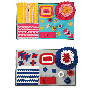 【3点15%offクーポン配布中! トレーニング 犬 ノーズワーク マット 毛布 嗅覚 認知症予防 運動不足解消 おもちゃ 訓練 集中力 猫