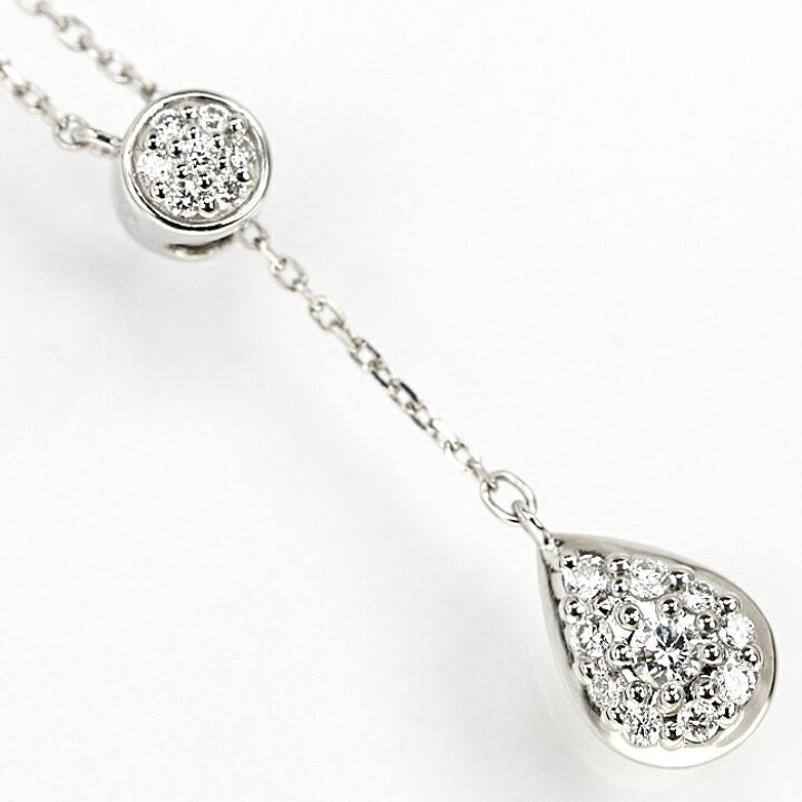 楽天市場】☆12/12 ヴァンドーム青山 ダイヤモンド ネックレス 0.10ct 