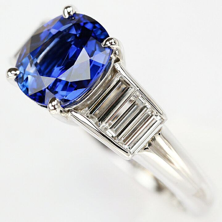 楽天市場】☆9/5 三越 サファイア リング 2.91ct D0.98ct プラチナ 