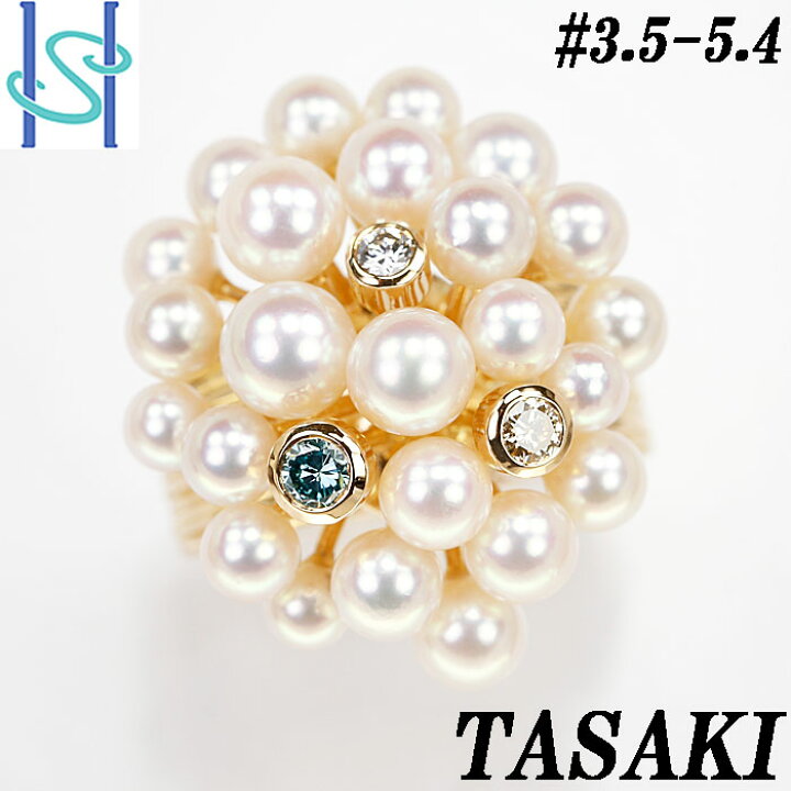 楽天市場 2 7タサキ 田崎真珠 アコヤパール リング D0 22ct K18 イエローゴールド ベビーパール ダイヤモンド Tasaki 指輪 ジュエリー アコヤ あこや パール 真珠 アコヤ真珠 あこや真珠 パーティー 中古 Sh ｓｈトレーディング楽天市場店