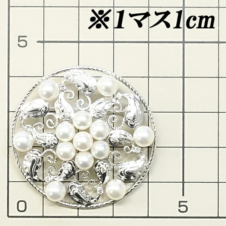 楽天市場】ミキモト アコヤパール ブローチ 5.1-5.7mm ダイヤモンド 