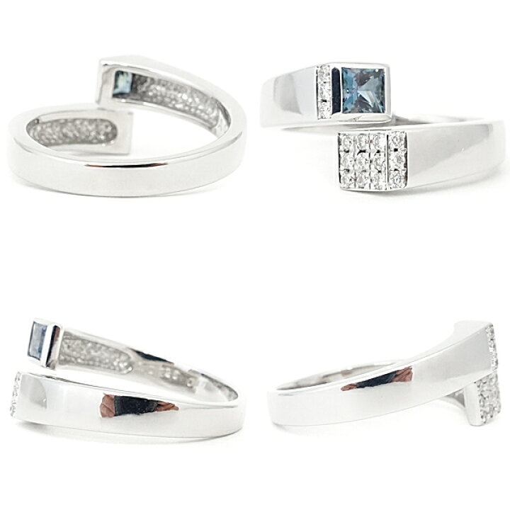 楽天市場】ジェムケリー アレキサンドライト オープンリング 0.225ct 