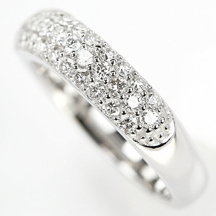 楽天市場】☆ポンテヴェキオ ダイヤモンド パヴェ リング 0.40ct K18  