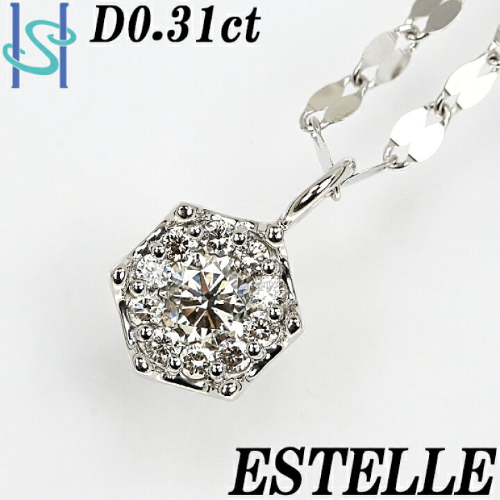 楽天市場】☆3/13 エステール ダイヤモンド ロングネックレス 0.31ct  