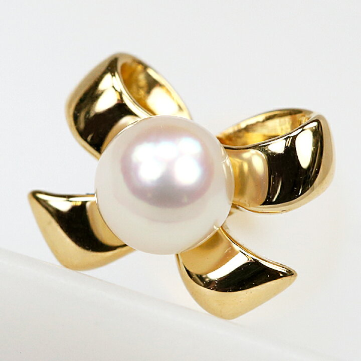 楽天市場】☆12/12 ミキモト アコヤパール ピアス 3.8mm K18 イエロー 
