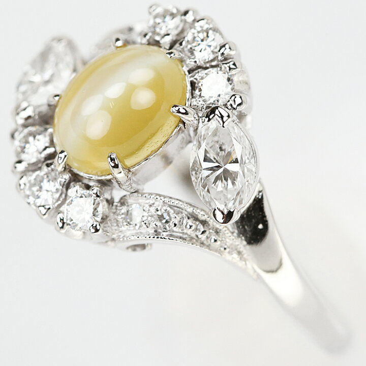 楽天市場】☆10/27 ミキモト クリソベリルキャッツアイ リング 1.35ct 