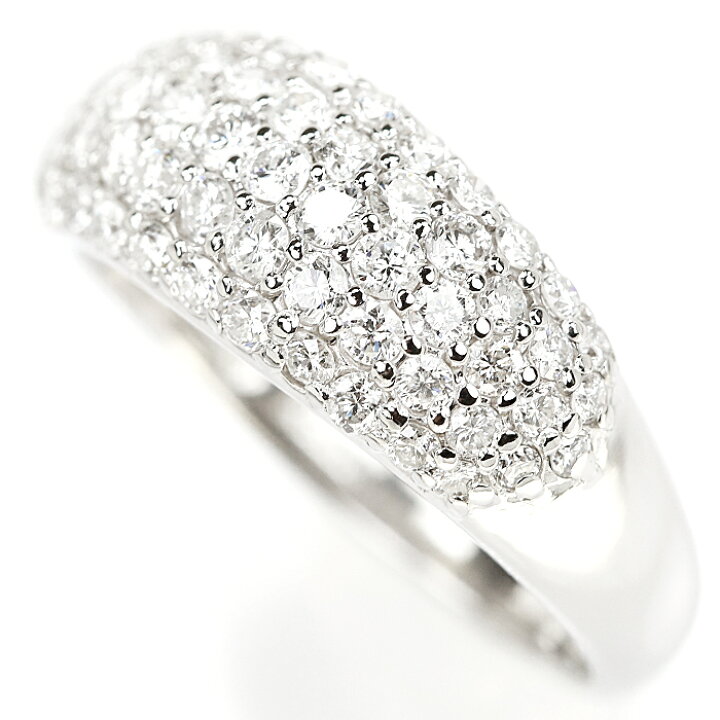 楽天市場】☆ダイヤモンド リング 1.00ct プラチナ Pt900 パヴェリング  