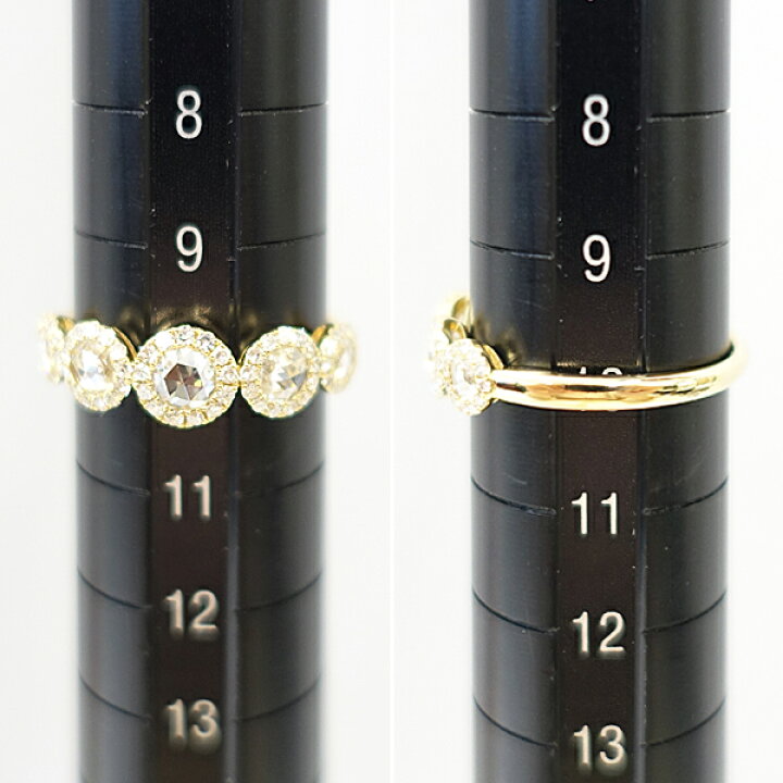 楽天市場】☆11/24 ローズカット ダイヤモンド リング 0.60ct K18  