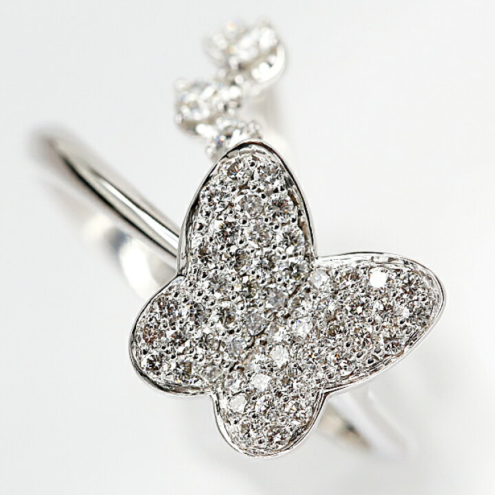 楽天市場】☆1/27 ローズヴィフ ダイヤモンド リング 0.35ct K18 