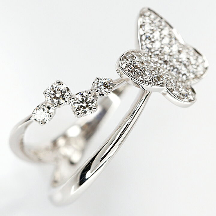 楽天市場】☆1/27 ローズヴィフ ダイヤモンド リング 0.35ct K18 