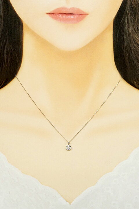 楽天市場】ヴァンドーム青山 ダイヤモンド ネックレス 0.083ct Pt950 