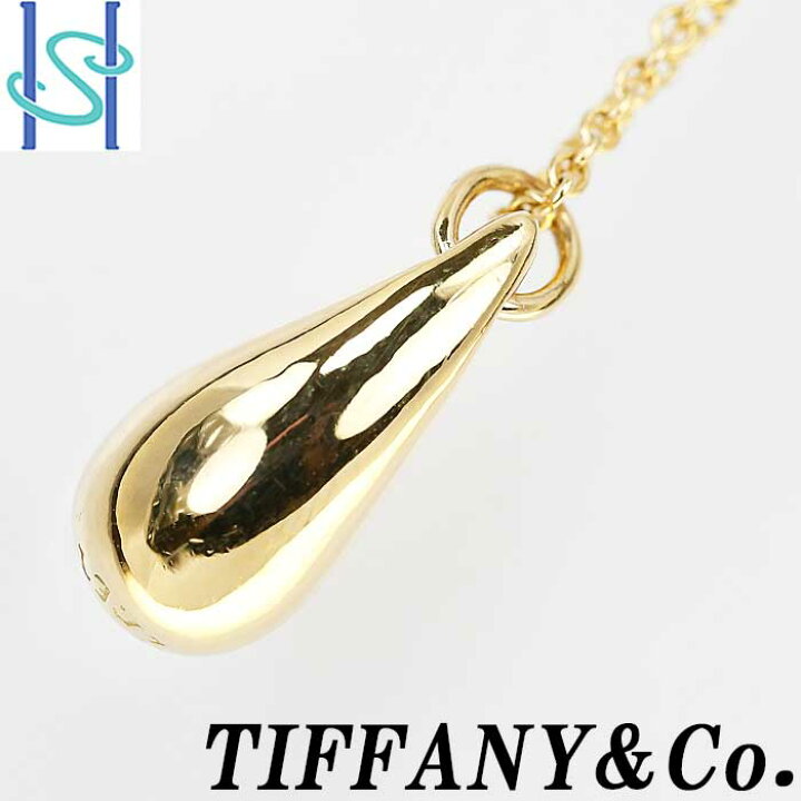 楽天市場】☆3/14 ティファニー ティアドロップ ネックレス K18  