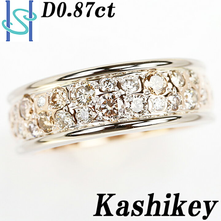 楽天市場】☆12/11 カシケイ ブラウンダイヤモンド リング 0.87ct K18  