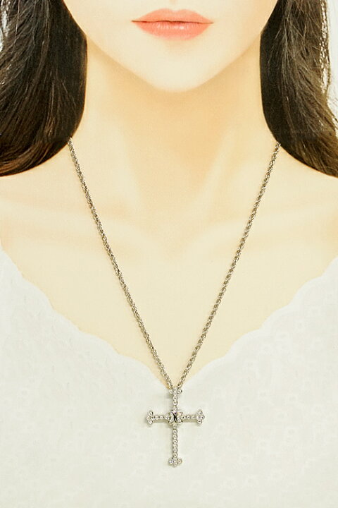 楽天市場】セリーヌ ダイヤモンド ネックレス 0.55ct ルビー K18WG  