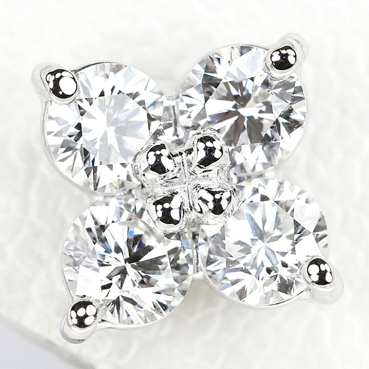 楽天市場】☆9/2 タサキ 田崎真珠 ダイヤモンド ピアス 0.64ct 0.64ct 
