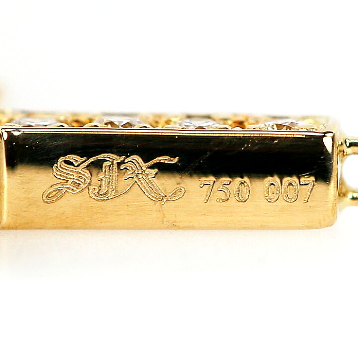 楽天市場】☆SJX ダイヤモンド ブレスレット 0.07ct K18 イエロー  