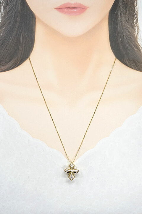 楽天市場】☆10/21 ゆきざき ダイヤモンド ネックレス 0.56ct K18YG 