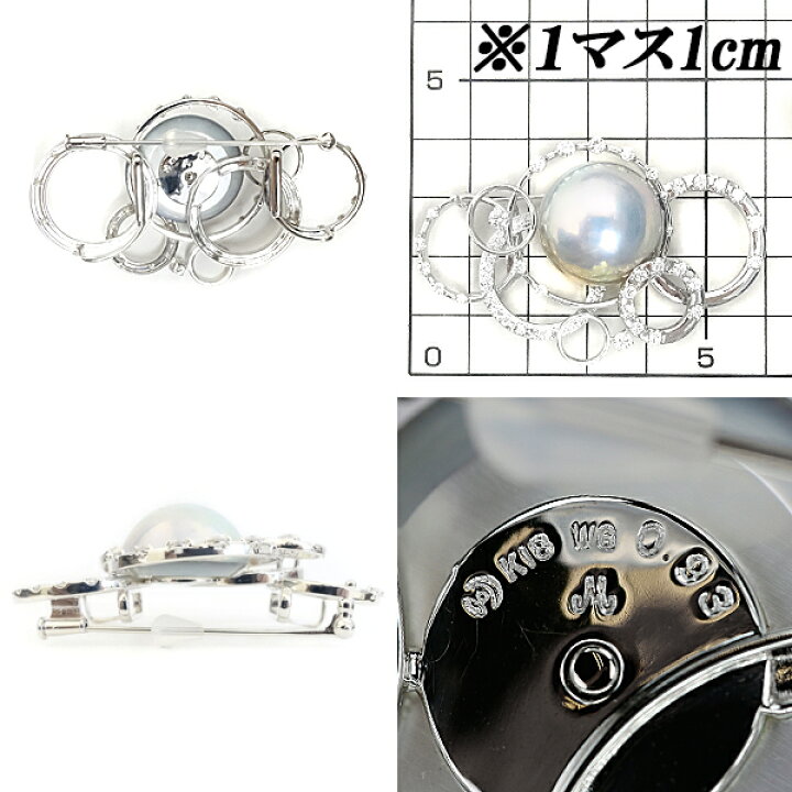 楽天市場】タサキ 田崎真珠 マベパール ブローチ 帯留め 19.0mm 