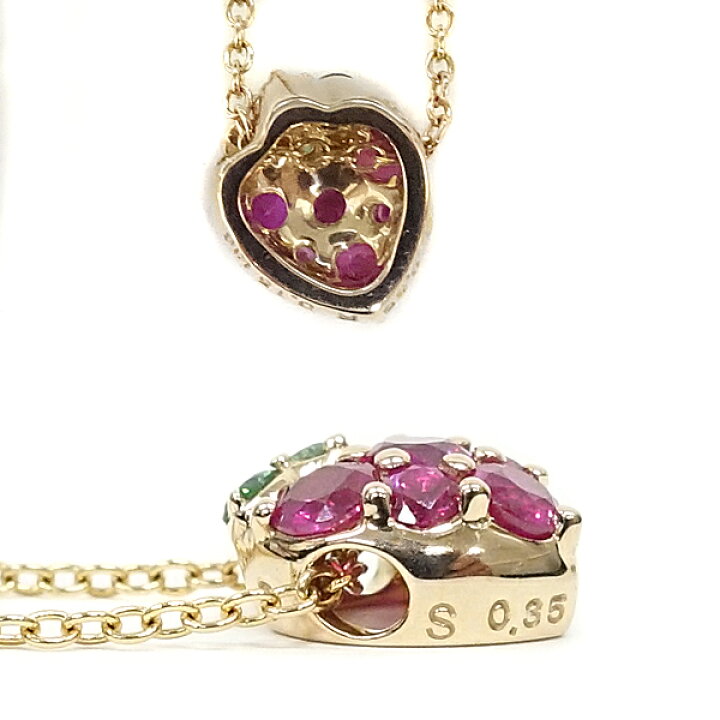 楽天市場】ポンテヴェキオ ルビー サファイア ネックレス 0.15ct 0.35 